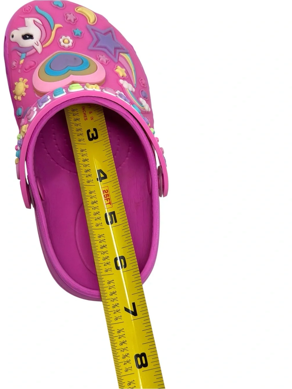 Skechers Pink Unicorn Rainbow Light Up clog style Play Shoes Girls Size 9/10